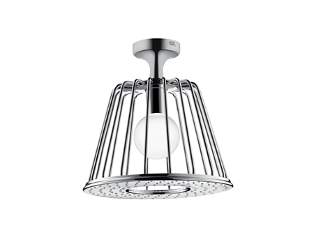 Axor LampShower 1jet overhead shower 275mm with ceiling connector