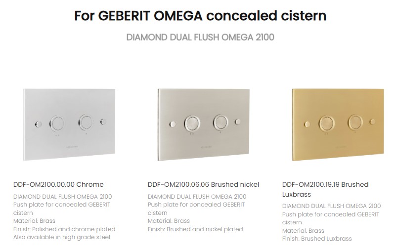 GEBERIT OMEGA Concealed Cistern